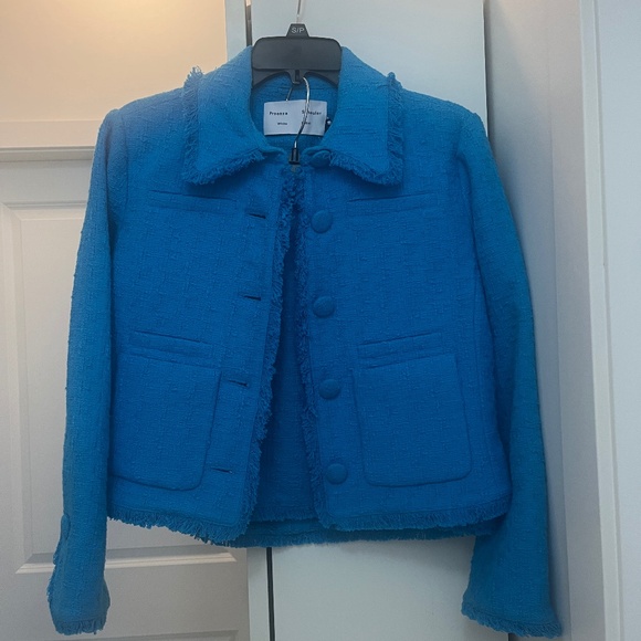 PROENZA SCHOULER blue skit and jacket set - Picture 12 of 16